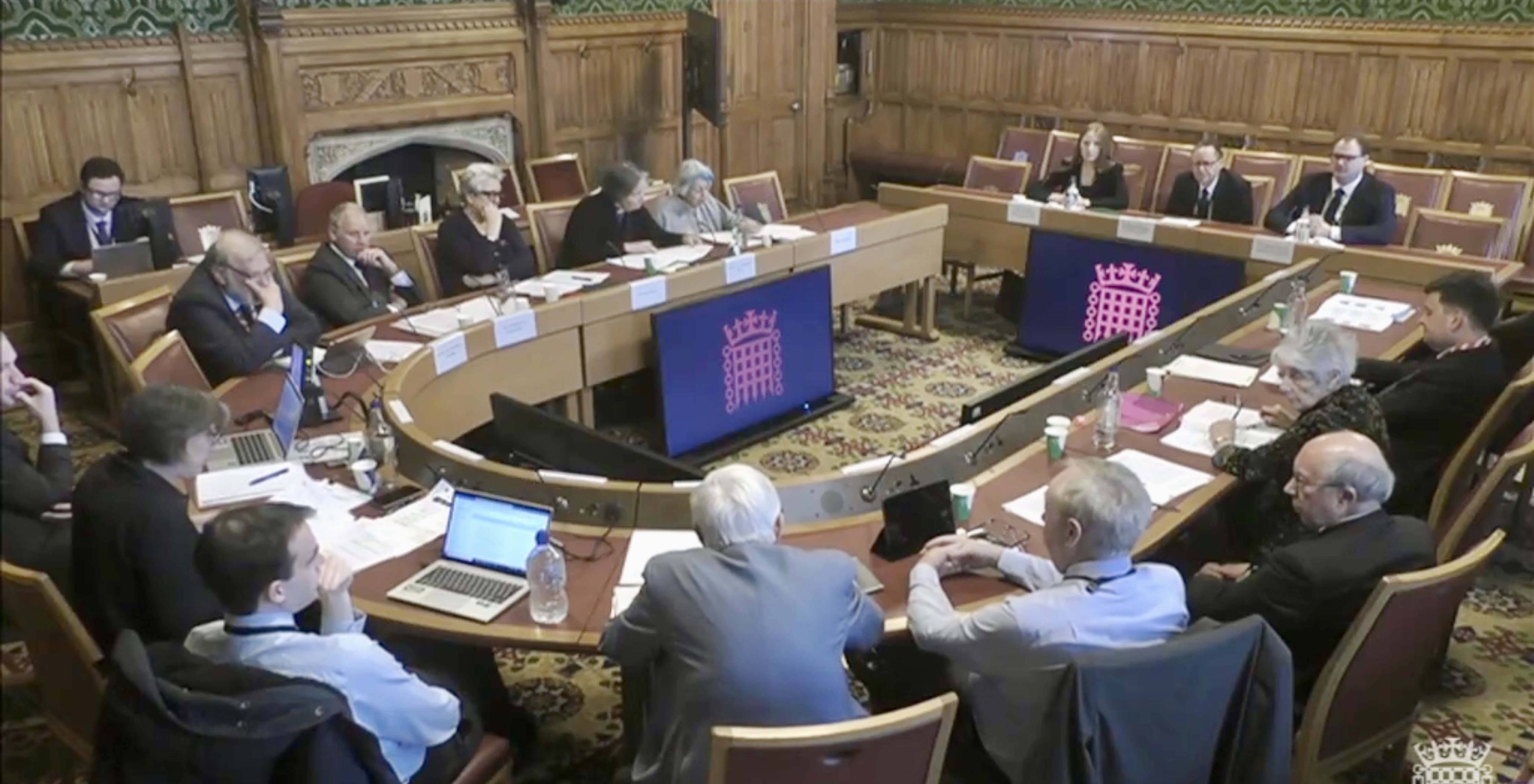 Rowland Seymour at a House of Lords Committee